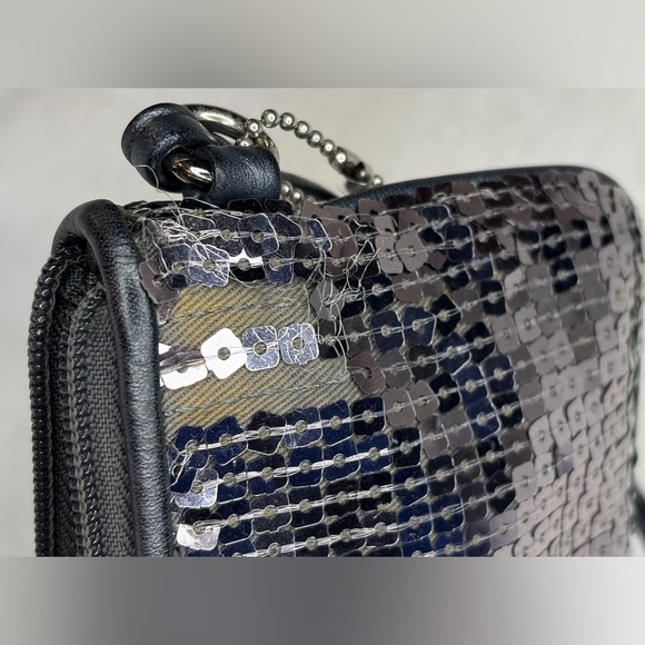 Coach Black and silver Sequin Women's Bag - Picture 5 of 7